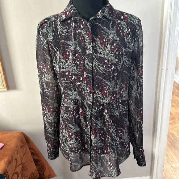 Anthropologie Boho Floral Top Size Small - Picture 4 of 8